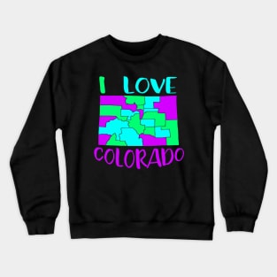 USA state: Colorado Crewneck Sweatshirt